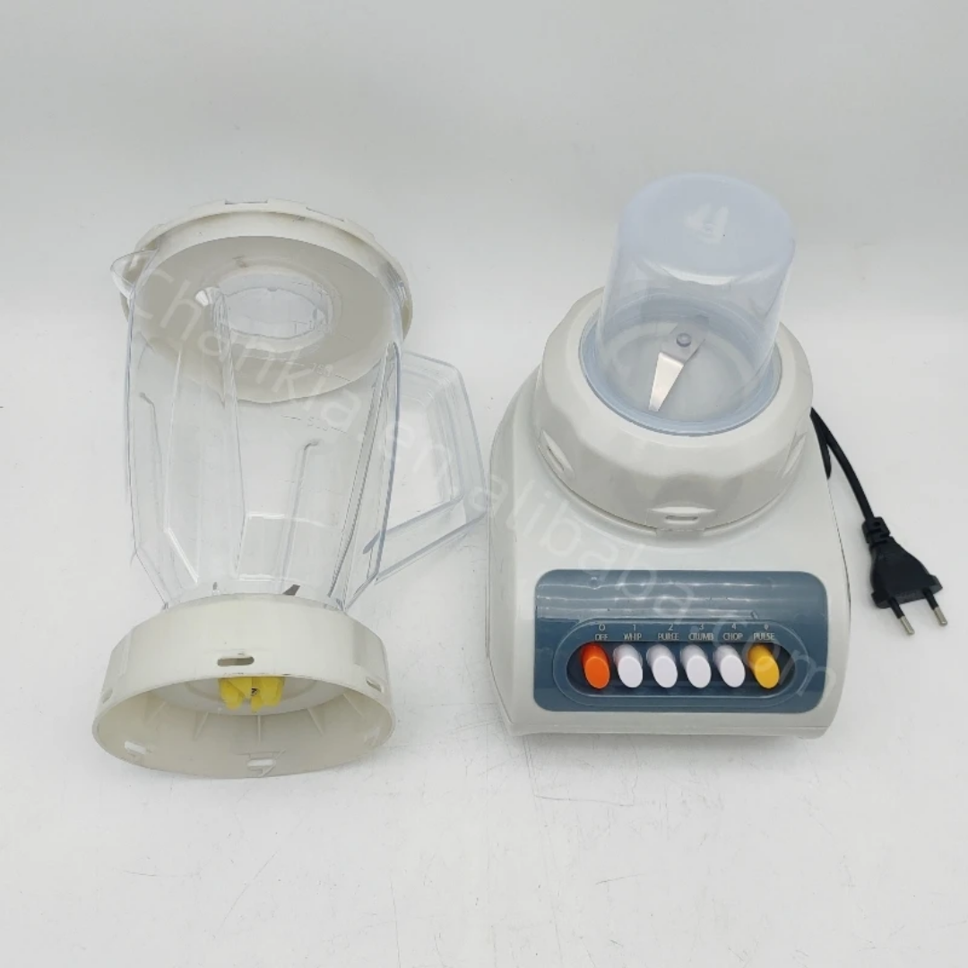 Mixeur Électrique Multifonction 2-en-1 – Blender Puissant avec Moulin Intégré