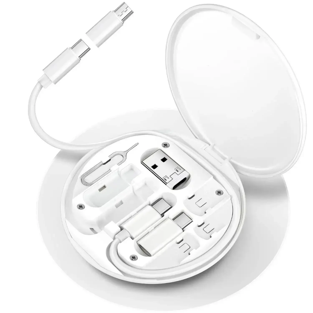 Kit de Câble de Charge Universel 6-en-1 LalyTech – Compact, Intelligent et Compatible Tous Appareils
