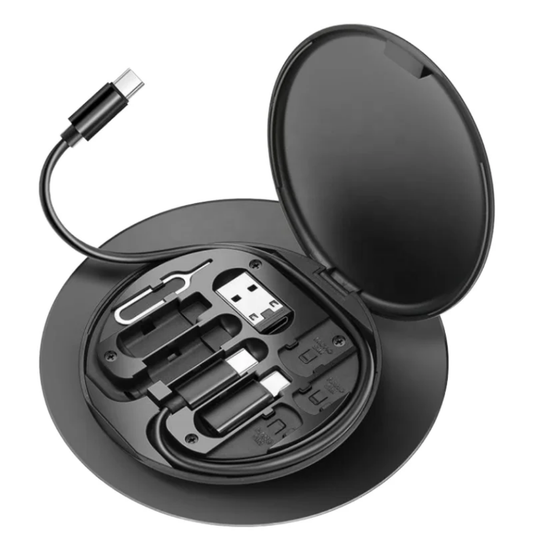 Kit de Câble de Charge Universel 6-en-1 LalyTech – Compact, Intelligent et Compatible Tous Appareils