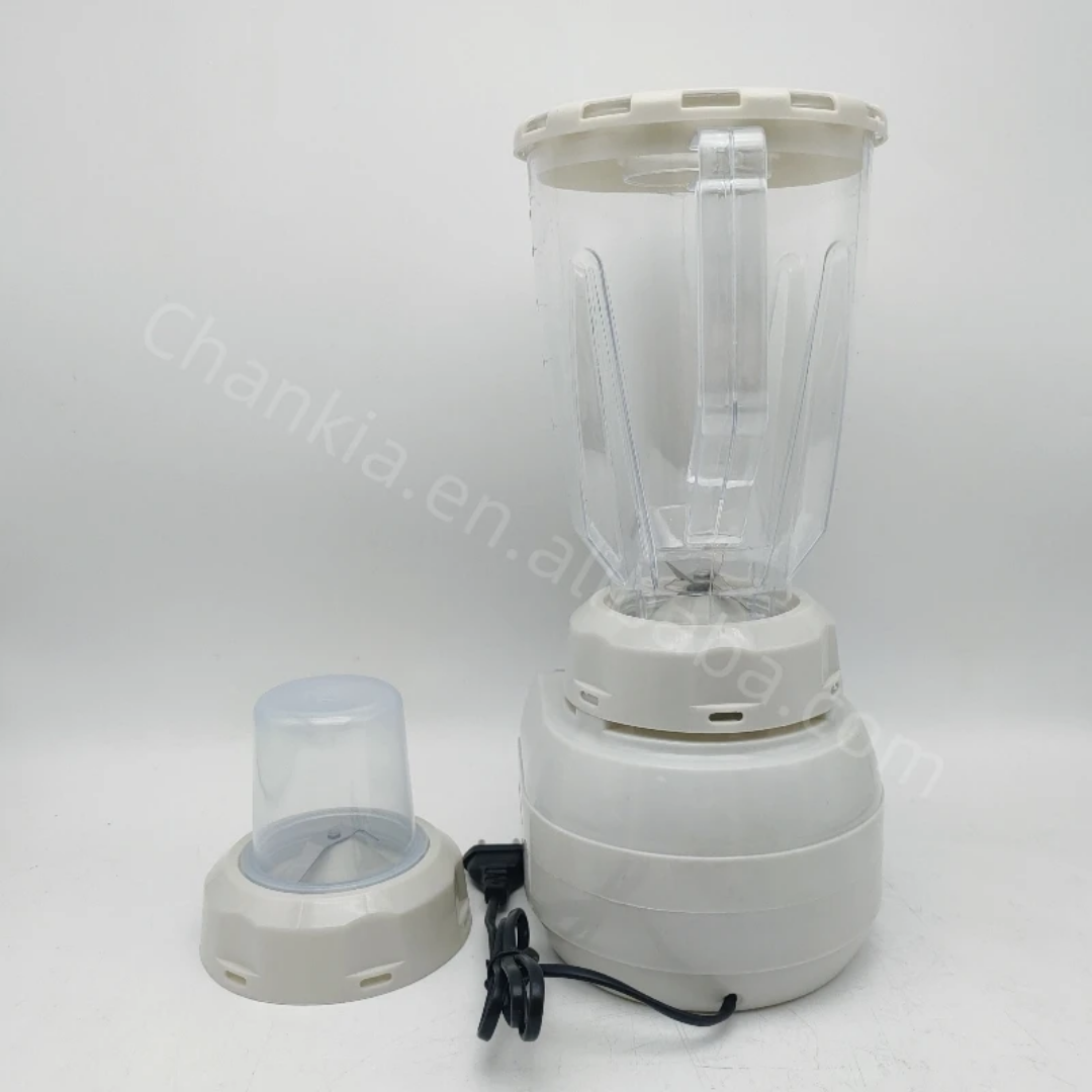 Mixeur Électrique Multifonction 2-en-1 – Blender Puissant avec Moulin Intégré