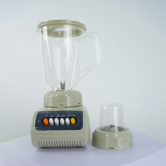 Mixeur Électrique Multifonction 2-en-1 – Blender Puissant avec Moulin Intégré